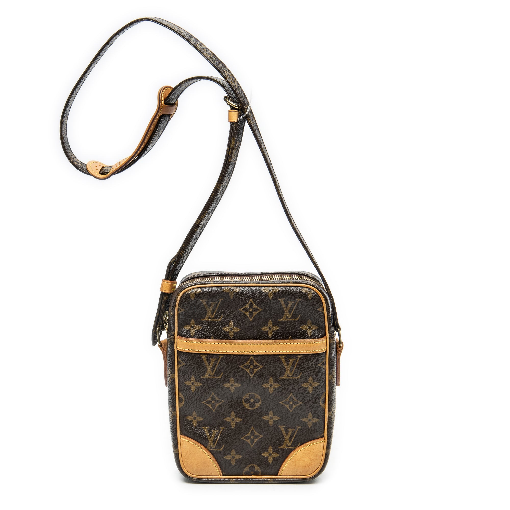 Shoulder Bag Danube Brown Monogram Canvas
