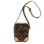 Shoulder Bag Danube Brown Monogram Canvas