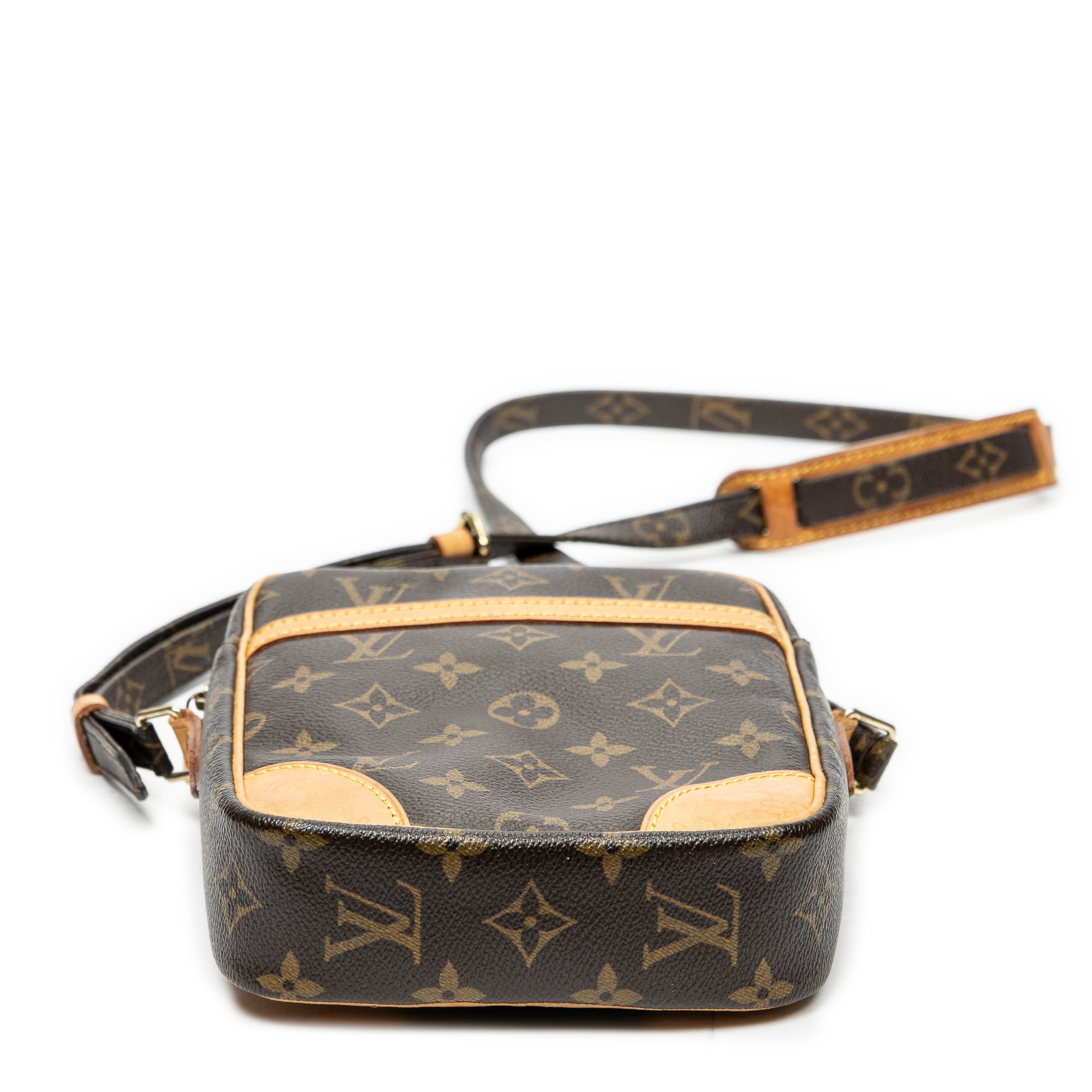 Shoulder Bag Danube Brown Monogram Canvas