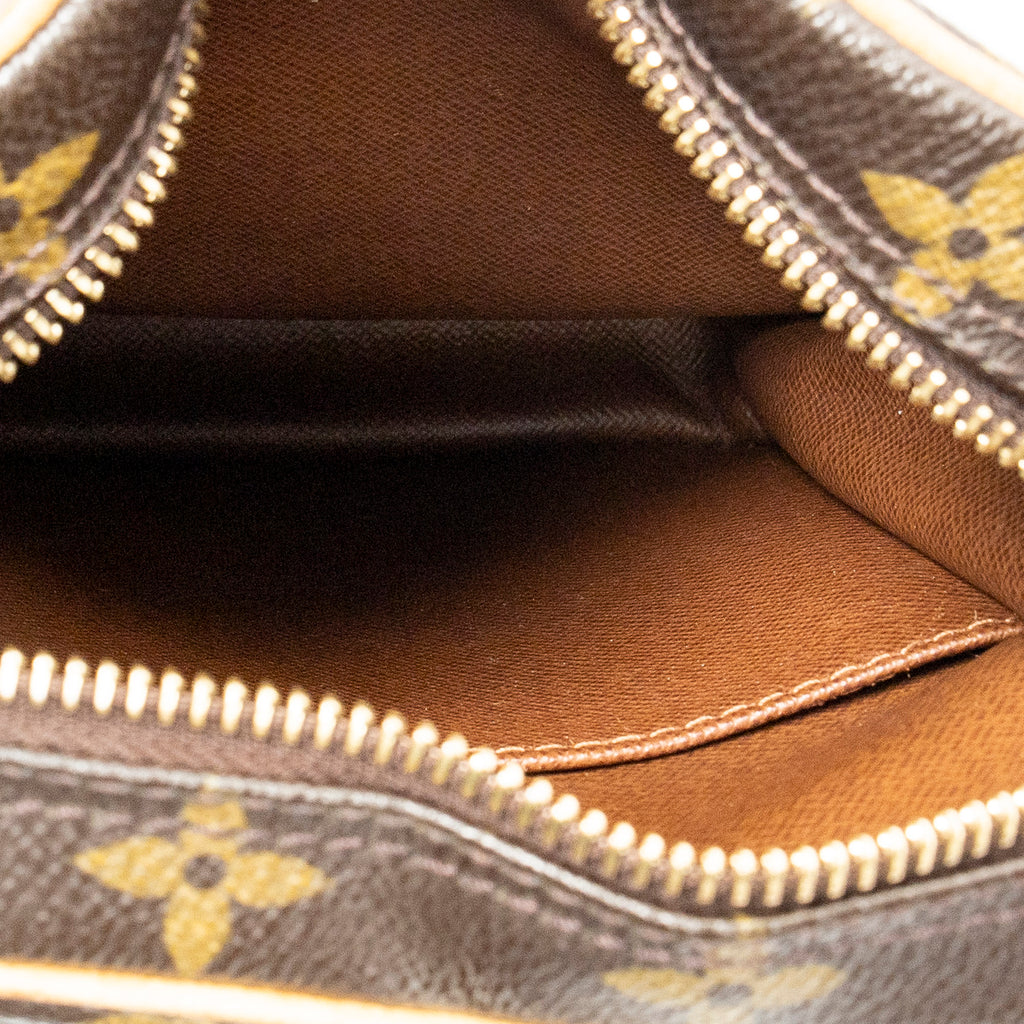 Shoulder Bag Danube Brown Monogram Canvas