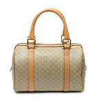 Bolso de mano Mini Boston Lona Revestida Macadam Beige