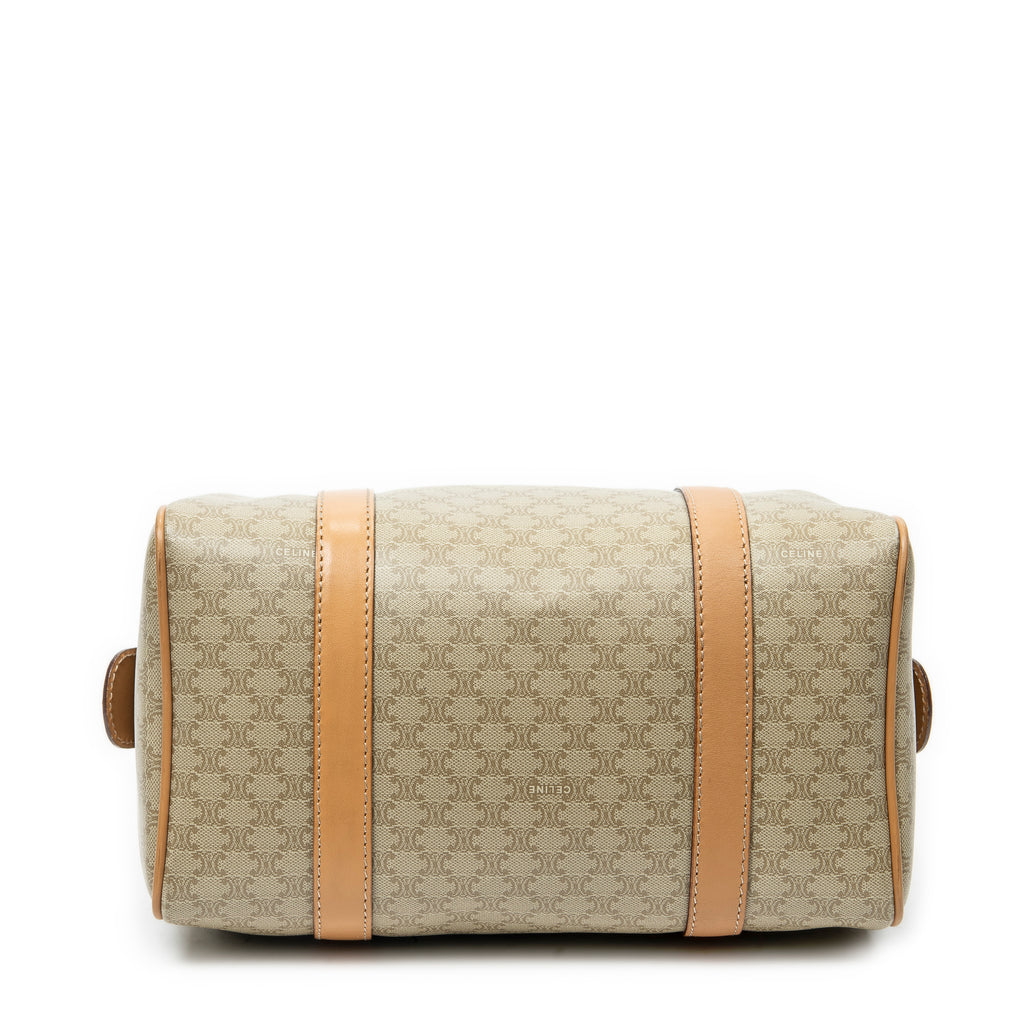 Bolso de mano Mini Boston Lona Revestida Macadam Beige
