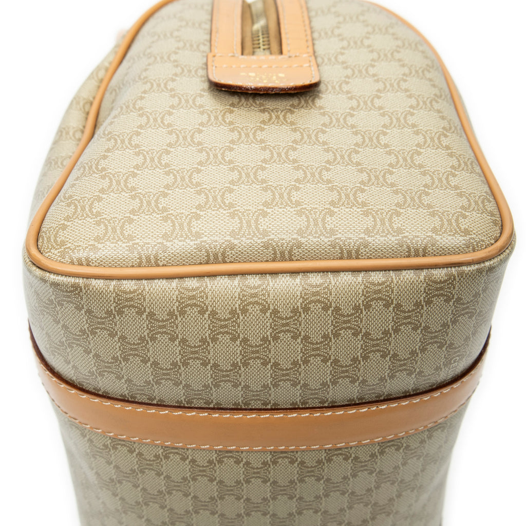 Bolso de mano Mini Boston Lona Revestida Macadam Beige