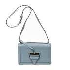 Shoulder Bag Medium Barcelona Blue Calfskin Leather