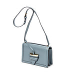 Shoulder Bag Medium Barcelona Blue Calfskin Leather