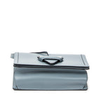 Shoulder Bag Medium Barcelona Blue Calfskin Leather