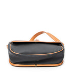 Shoulder Bag Vintage Flap Crossbody Tan Woven Coated Canvas