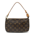 Pouch Pochette Accessoires Brown Monogram Canvas