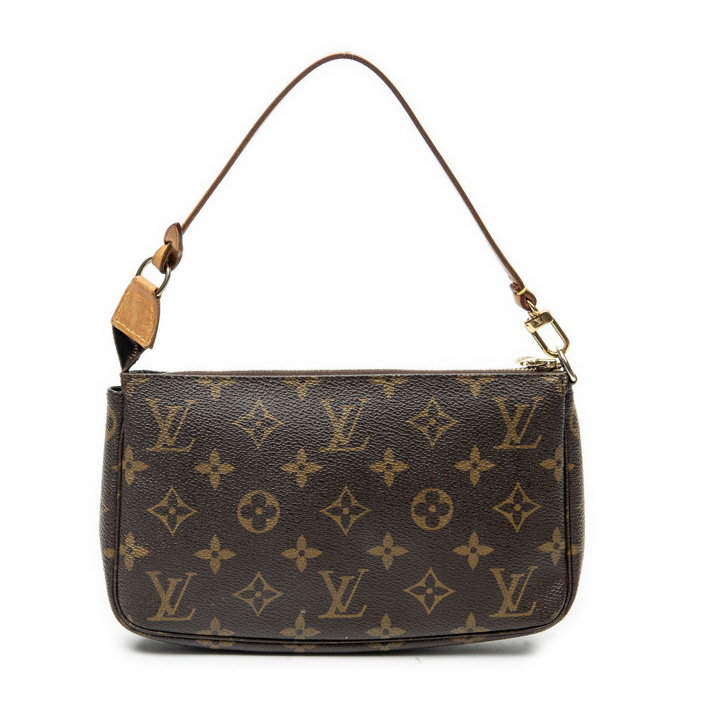Pouch Pochette Accessoires Brown Monogram Canvas