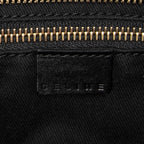 Handbag Small Zip Tote Black Macadam Coated Canvas