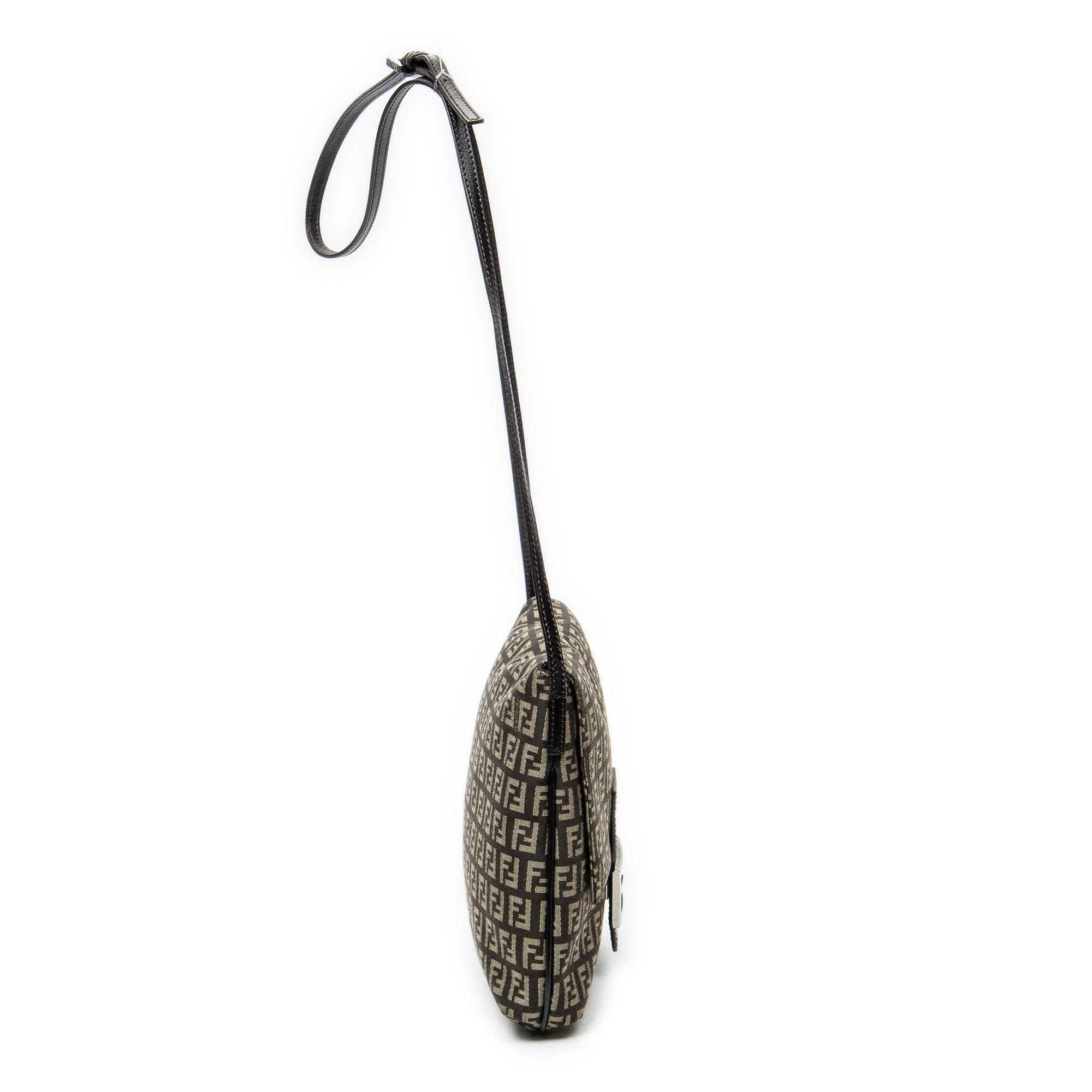 Shoulder Bag Small Flap Crossbody Brown Zucchino Canvas