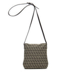 Shoulder Bag Small Flap Crossbody Brown Zucchino Canvas