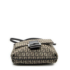 Shoulder Bag Small Flap Crossbody Brown Zucchino Canvas