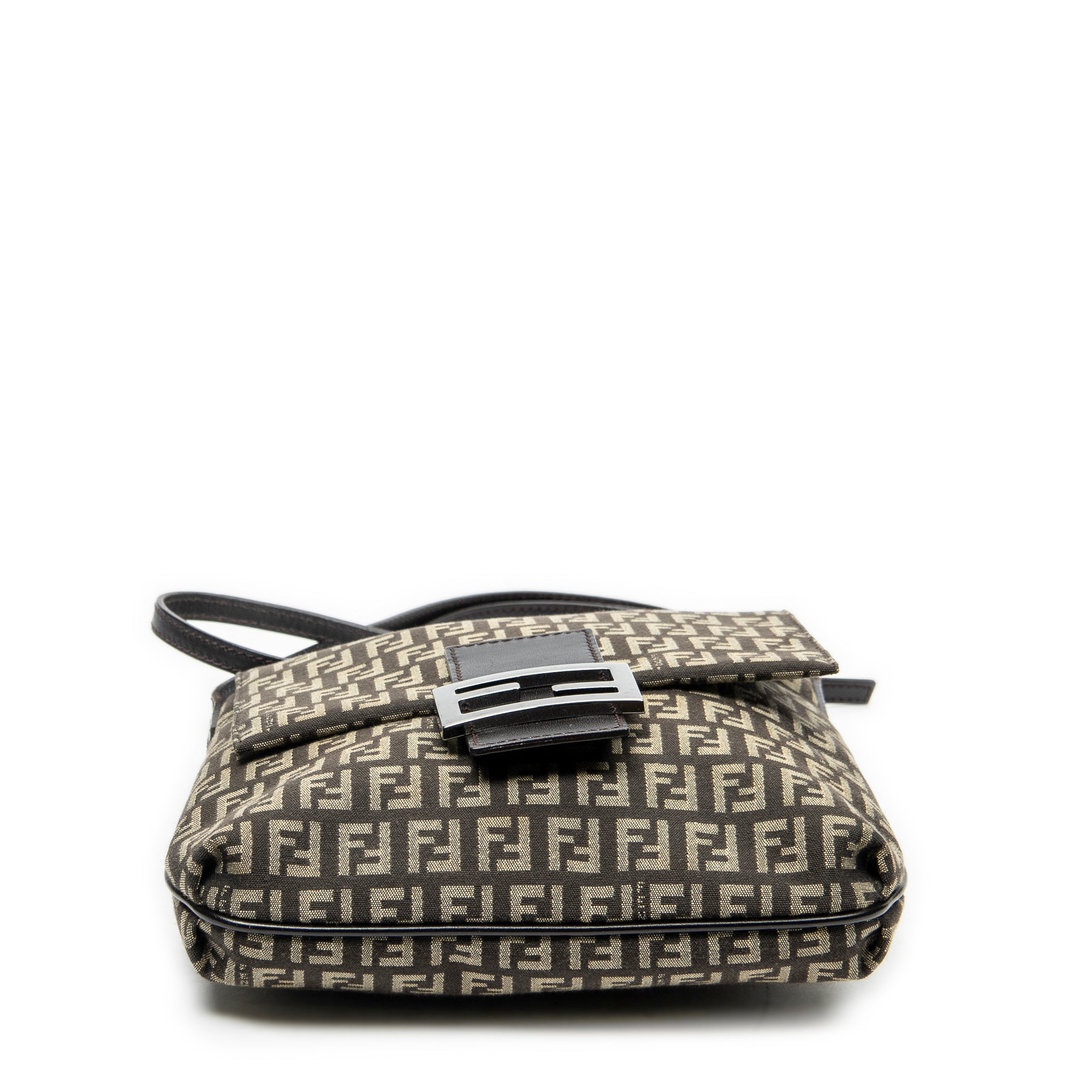 Shoulder Bag Small Flap Crossbody Brown Zucchino Canvas