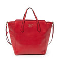Gucci - Sac porté main moyen Swing - Rouge