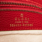 Gucci - Sac porté main moyen Swing - Rouge