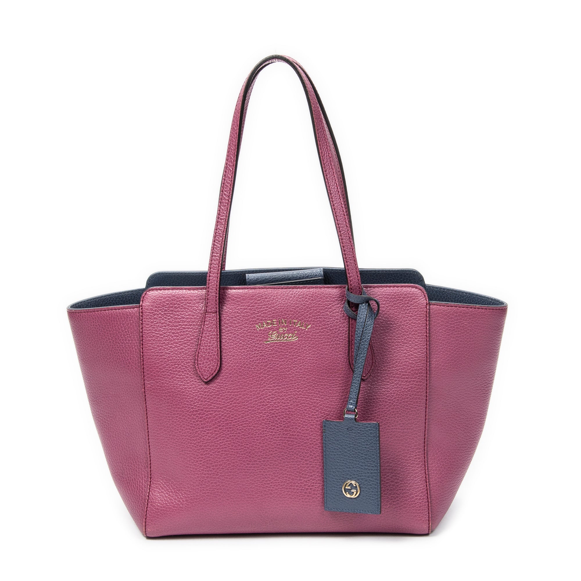 Gucci - Petit sac cabas bicolore Swing - Violet
