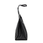 Shoulder Bag Vertical Tote Black Monogrammed Canvas