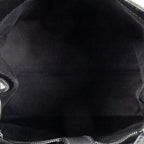 Shoulder Bag Vertical Tote Black Monogrammed Canvas