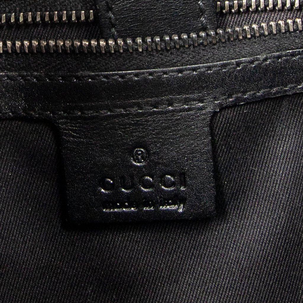 Shoulder Bag Vertical Tote Black Monogrammed Canvas