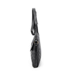 Shoulder Bag Small Flap Messenger Black Guccissima Leather