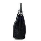 Shoulder Bag Herbag 2 in 1 PM Black Toile Officier Canvas