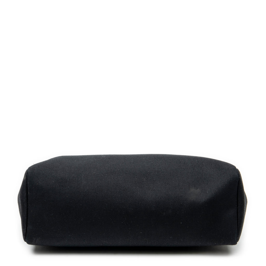 Shoulder Bag Herbag 2 in 1 PM Black Toile Officier Canvas