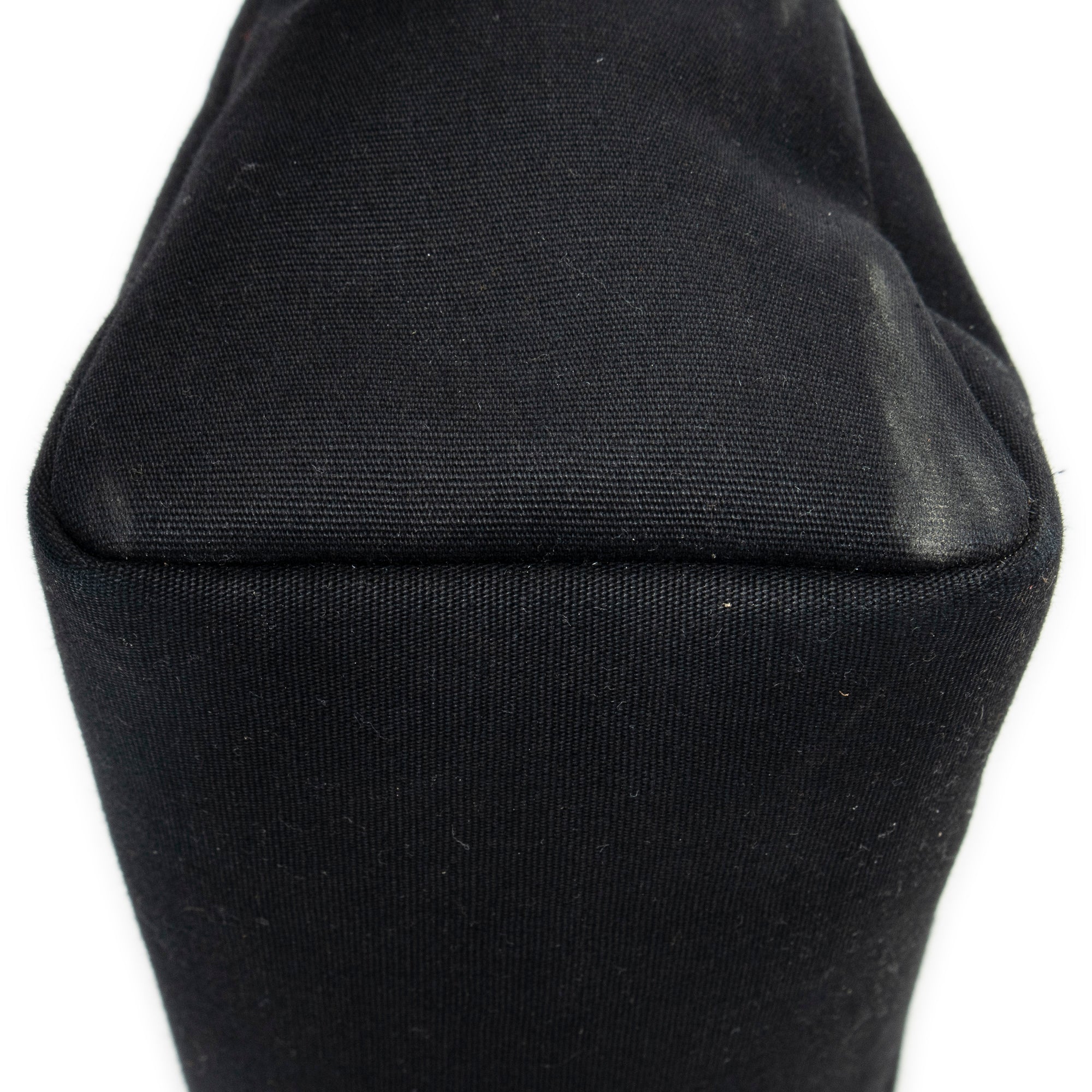 Shoulder Bag Herbag 2 in 1 PM Black Toile Officier Canvas