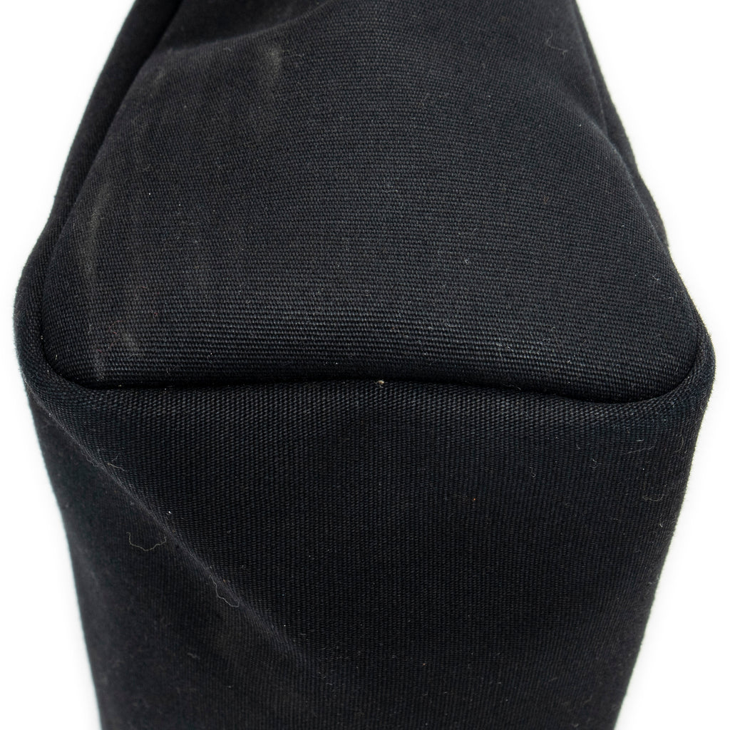 Shoulder Bag Herbag 2 in 1 PM Black Toile Officier Canvas