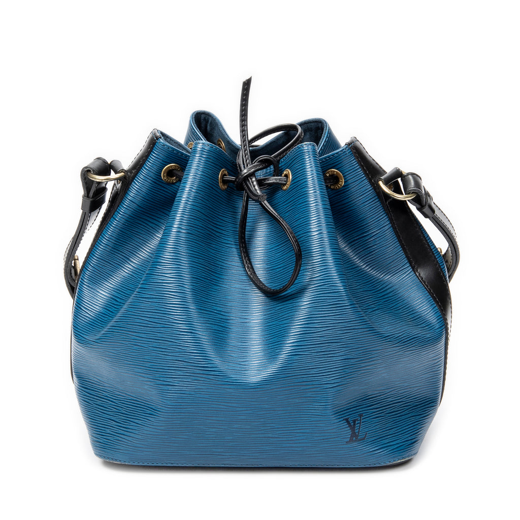 Shoulder Bag Noe Bicolor PM Blue Epi