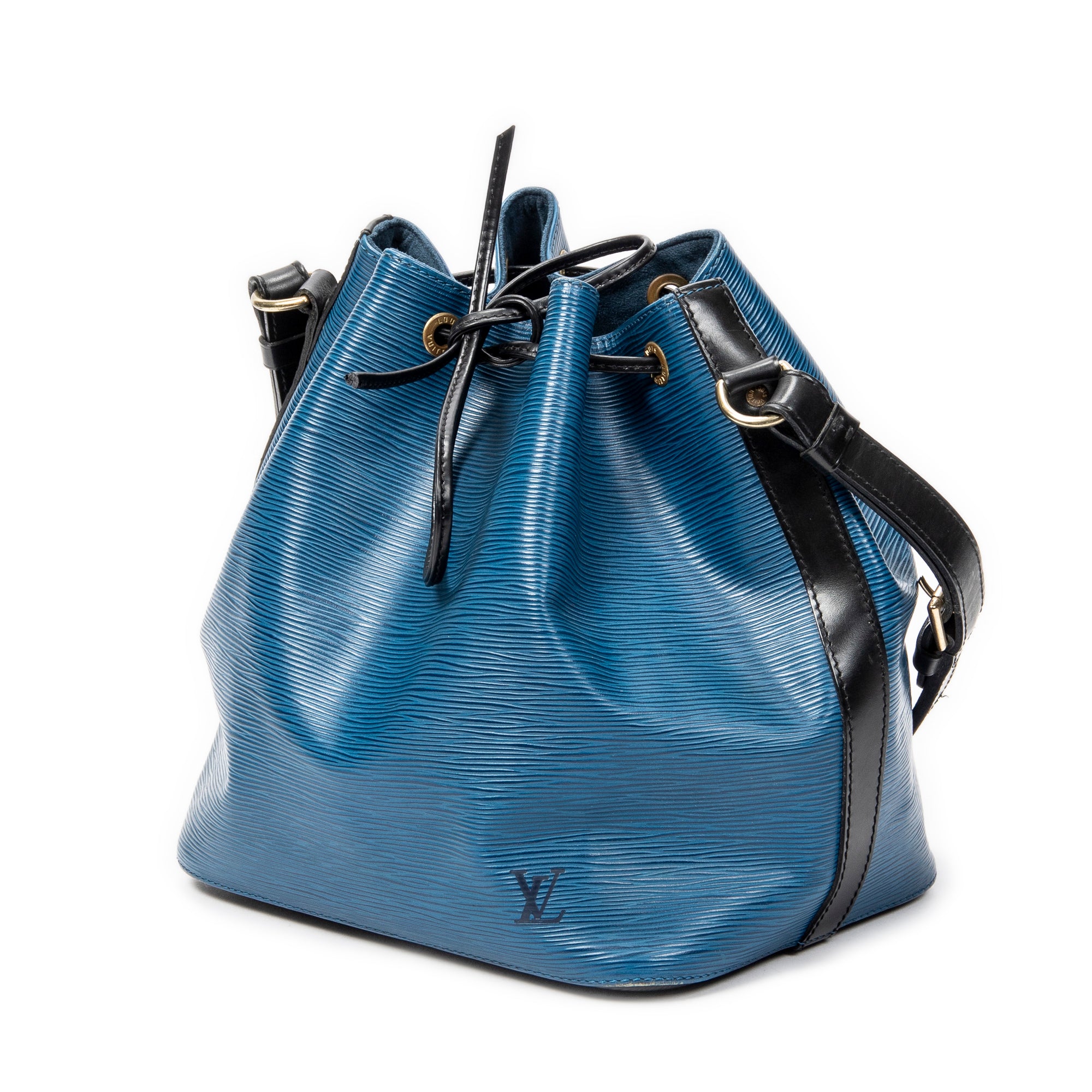 Shoulder Bag Noe Bicolor PM Blue Epi