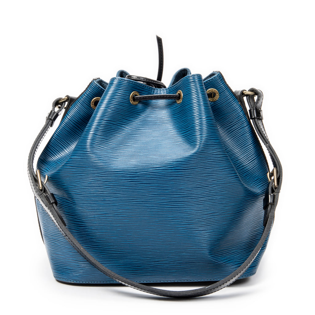 Shoulder Bag Noe Bicolor PM Blue Epi