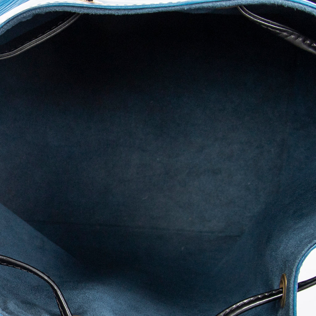Shoulder Bag Noe Bicolor PM Blue Epi