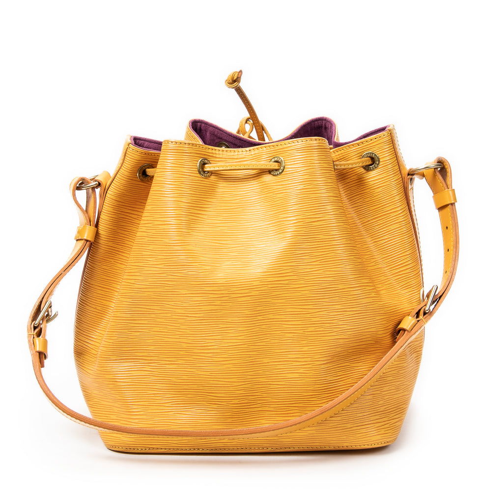 Shoulder Bag Noe PM Yellow Epi