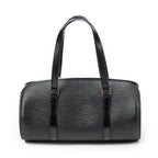 Handbag Soufflot Black Epi