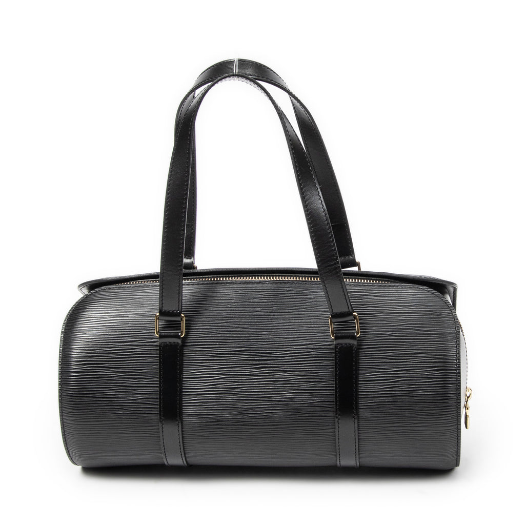 Handbag Soufflot Black Epi