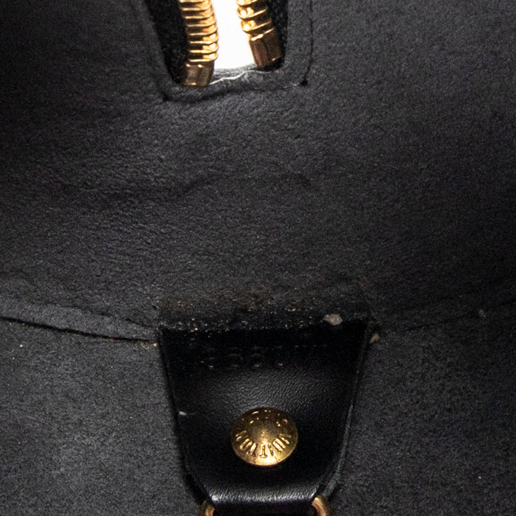 Handbag Soufflot Black Epi