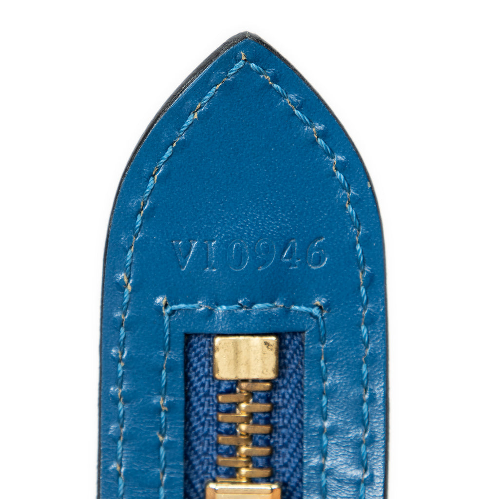 Handbag St-Jacques PM Blue Epi