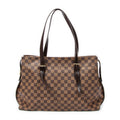 Bolso de hombro Chelsea marrón Damier Ébano