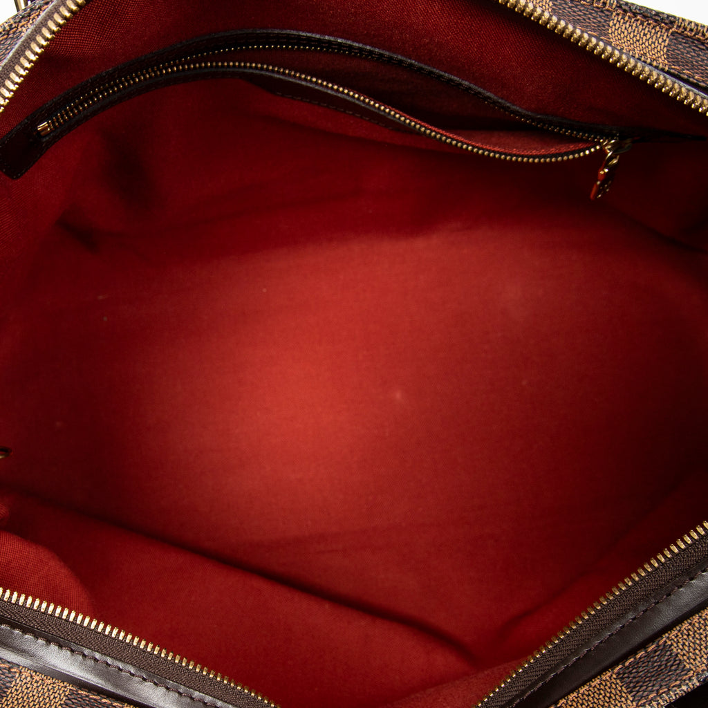 Bolso de hombro Chelsea marrón Damier Ébano