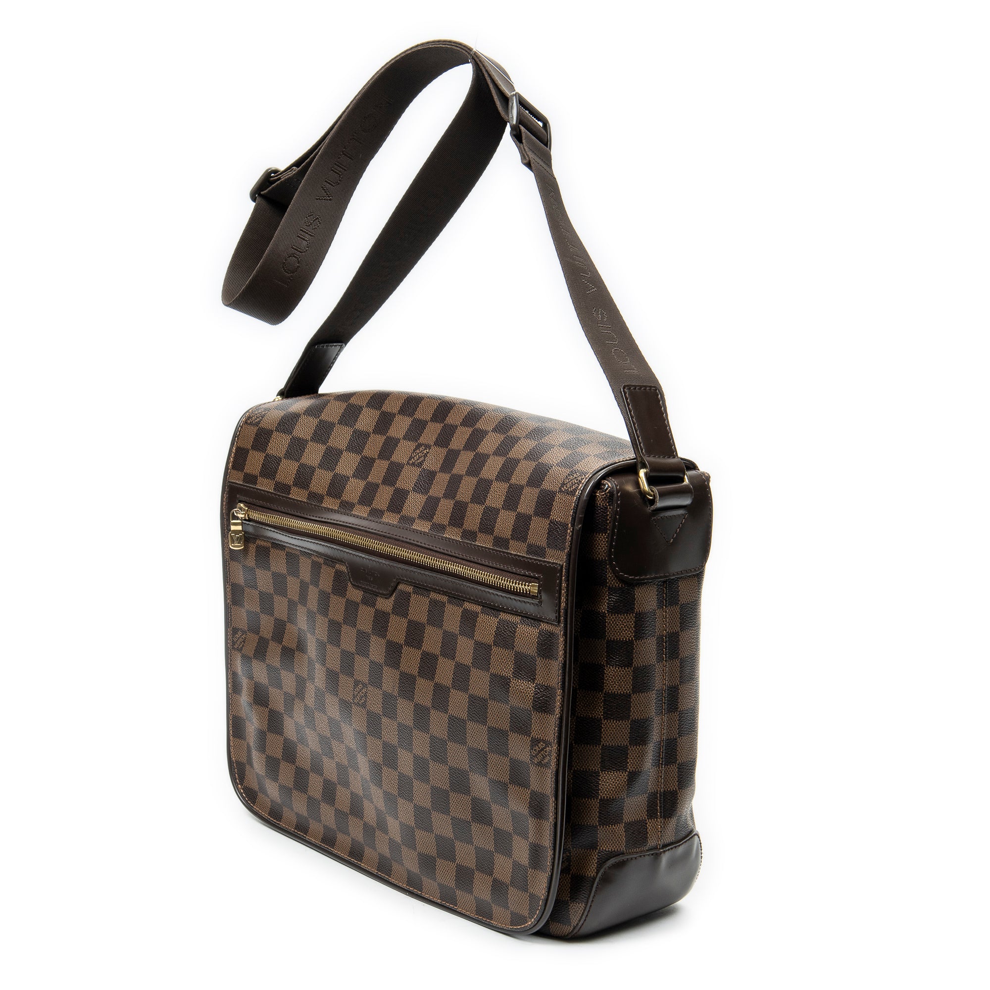 Bolso de Hombro Spencer Messenger Marrón Damier Ebene