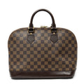 Handbag Alma PM Brown Damier Ebene