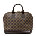 Handbag Alma PM Brown Damier Ebene