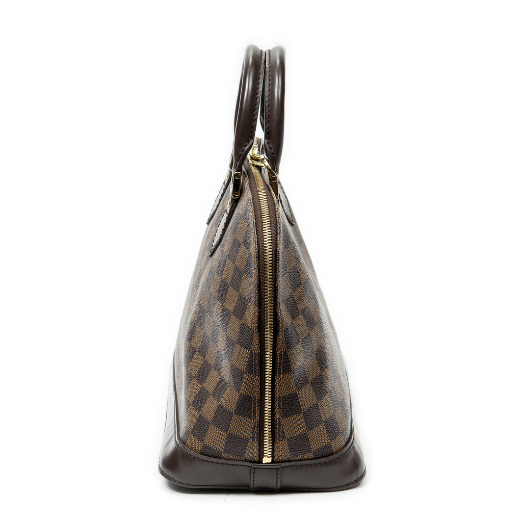 Handbag Alma PM Brown Damier Ebene