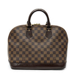 Handbag Alma PM Brown Damier Ebene