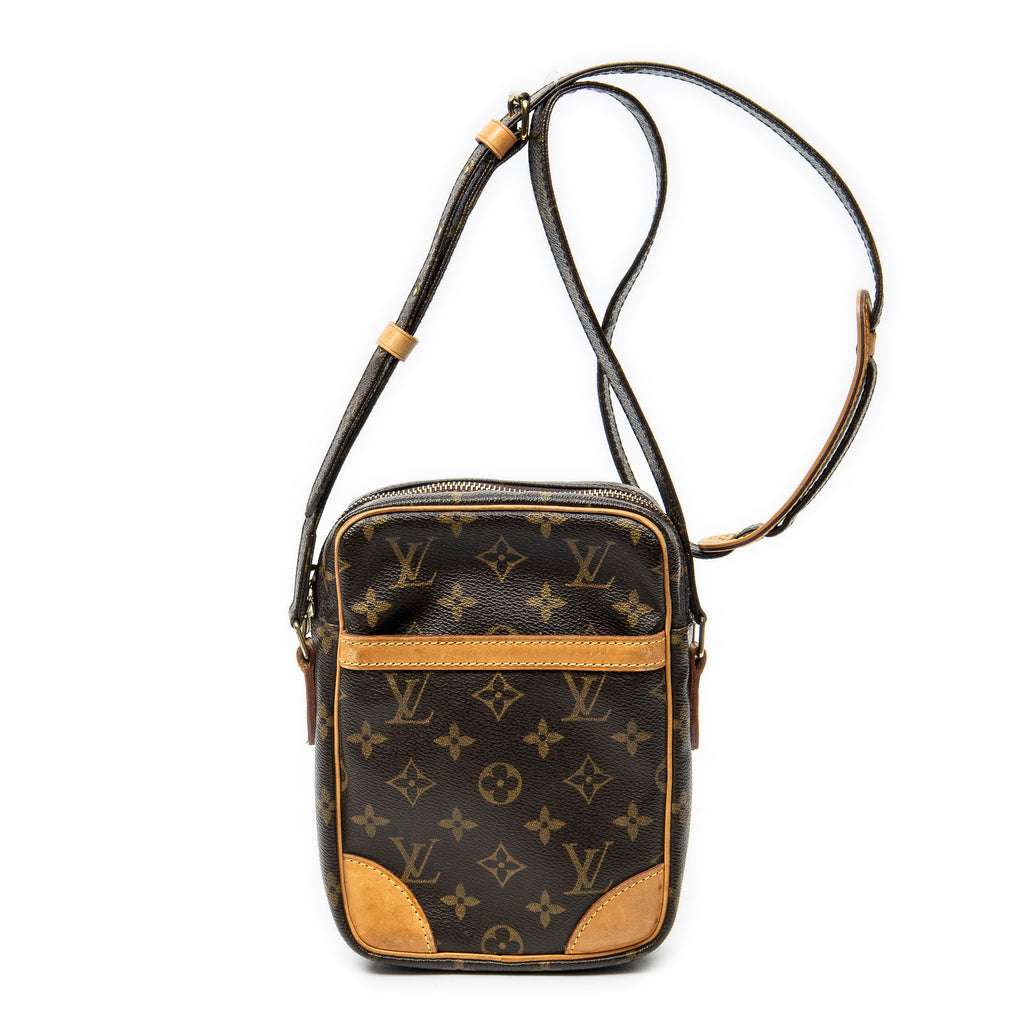 Shoulder Bag Danube Brown Monogram Canvas