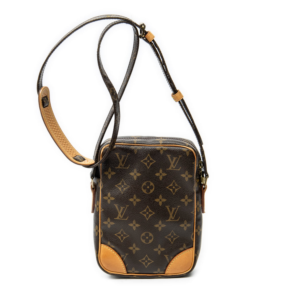 Shoulder Bag Danube Brown Monogram Canvas
