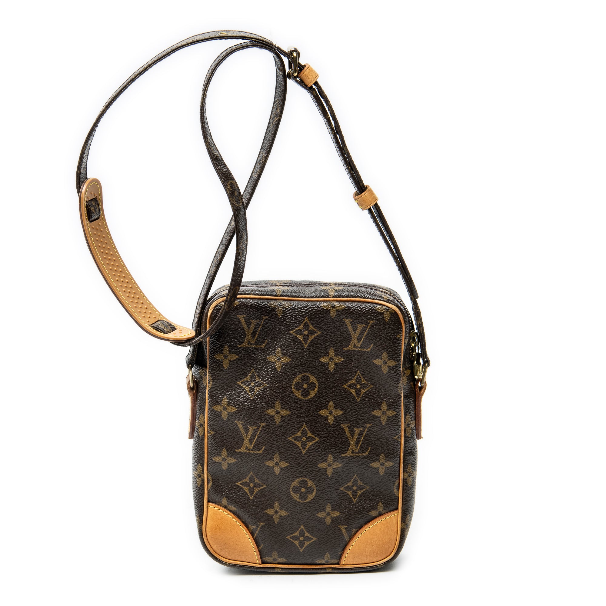 Shoulder Bag Danube Brown Monogram Canvas