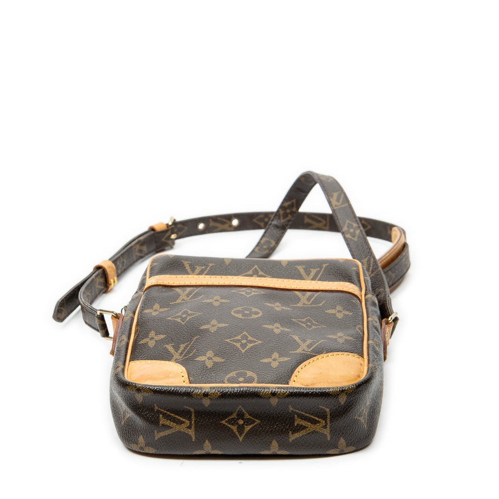 Shoulder Bag Danube Brown Monogram Canvas