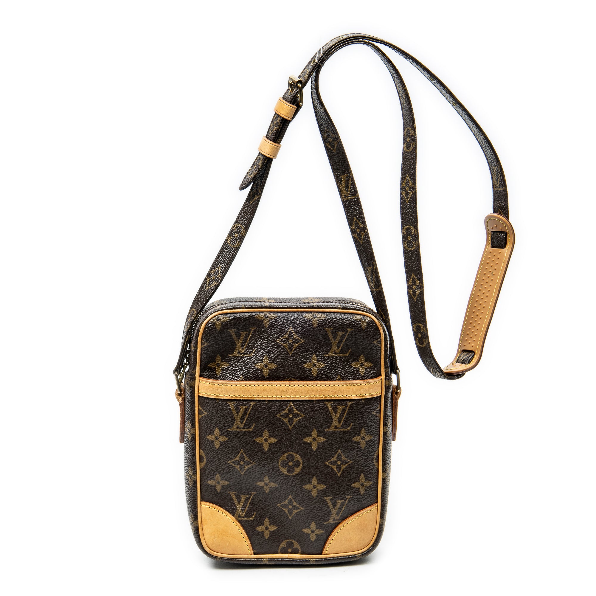 Shoulder Bag Danube Brown Monogram Canvas
